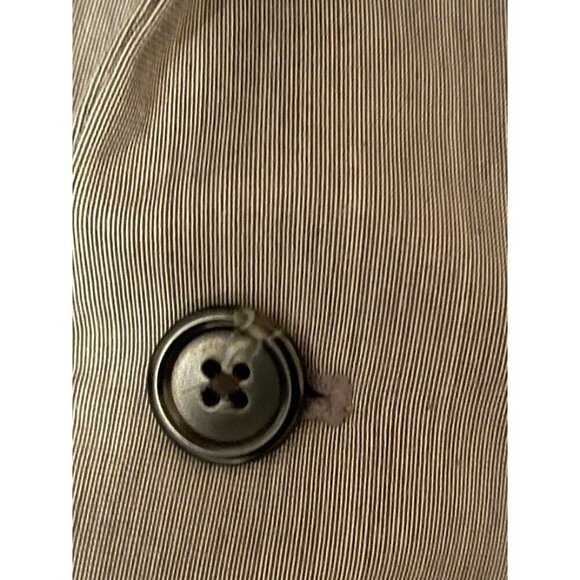 Mens 2 BUTTON , TAN Chaps Jacket Blazer 46R Polyester & Rayon Blend - Picture 7 of 13